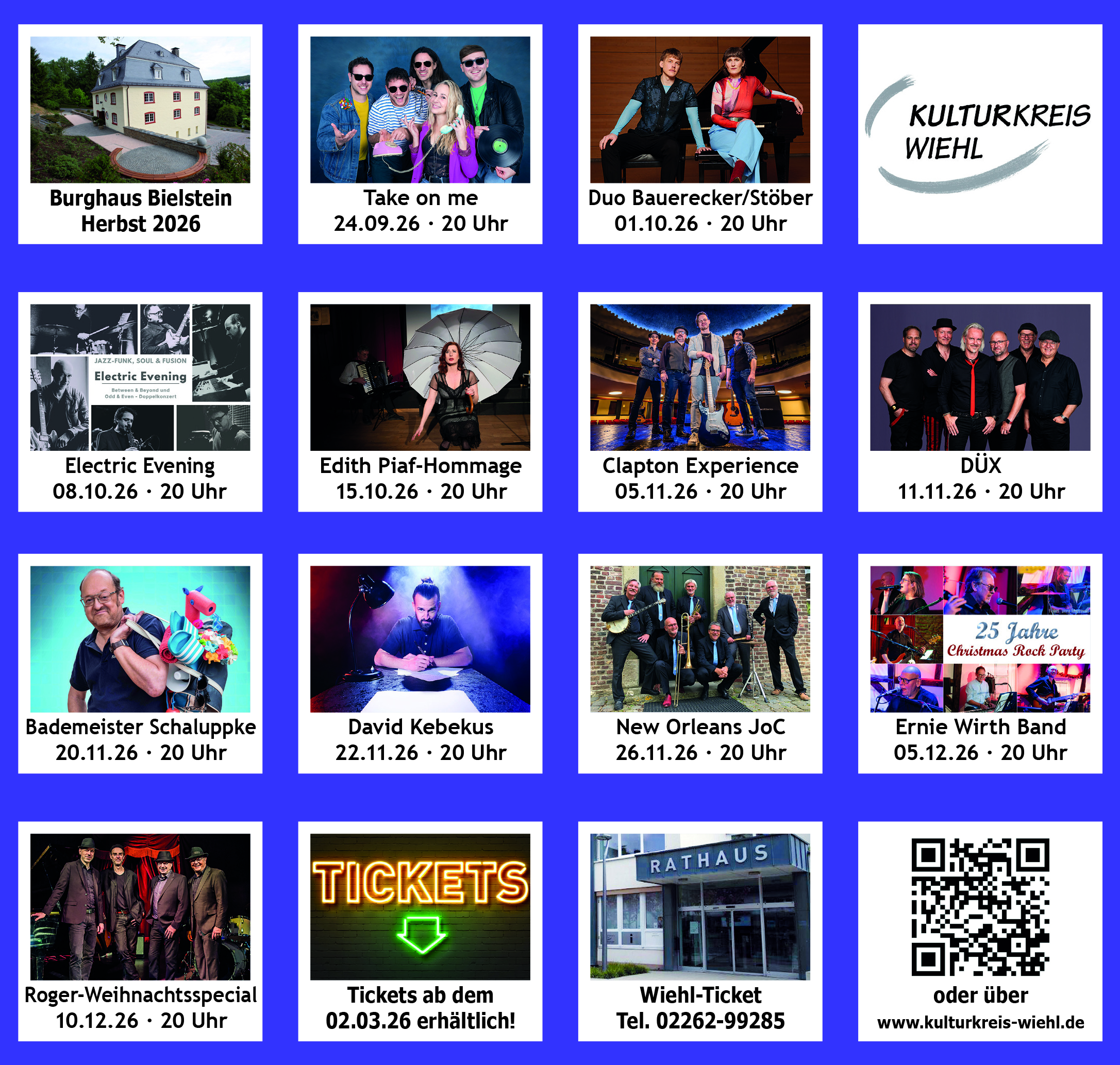 Vorverkaufsstart Herbst 2026